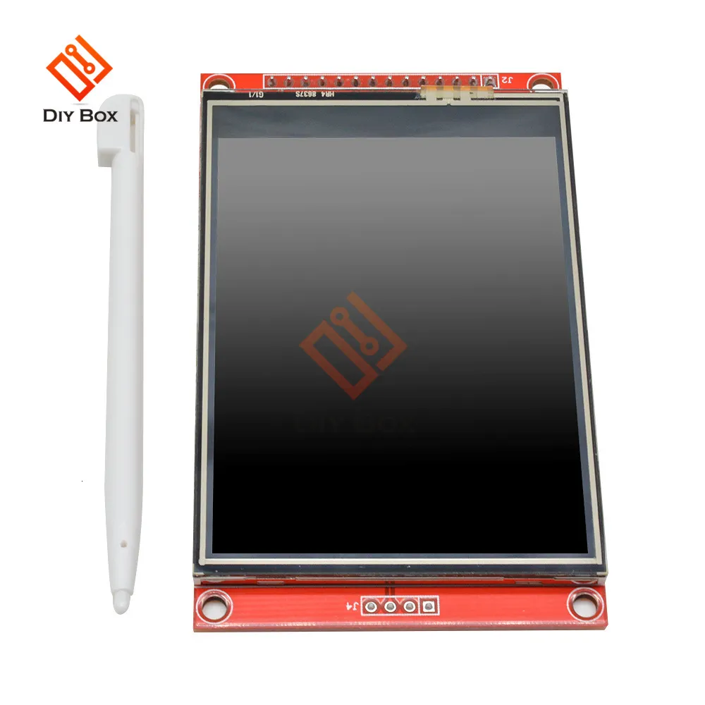 Andere Accessoires 3.2 inch 320*240 SPI Seriële TFT LCD Module Scherm met Touch Panel Driver IC ILI9341 voor MCU 230706