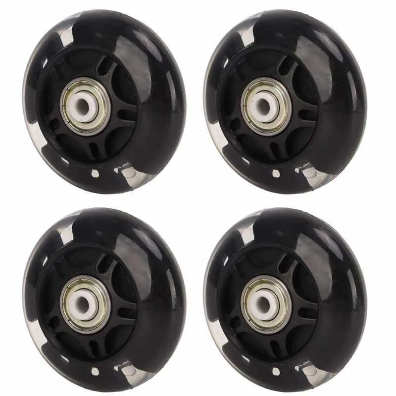 Acessórios de skate 4 peças Roda de rolos 6369 mm Inline Flash PU Rodas substituição 230706