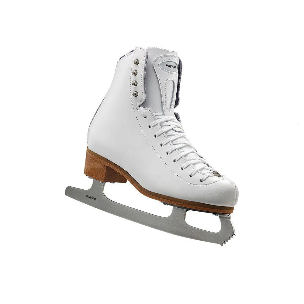 아이스 스케이트 아이스 링크에 사용되는 어린이와 십대를위한 고품질 하드 쉘 조절 가능한 스케이트 신발 230706