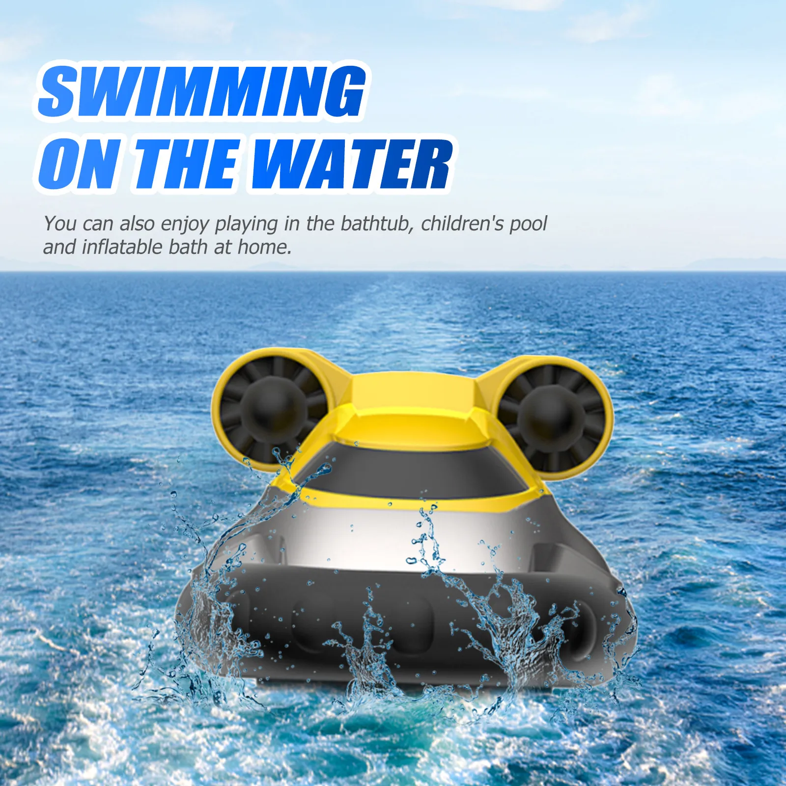 Remote Controlled Ship Model Set Mini RC Boat 10km/h Radio Remote Controlled High Speed Ship ...