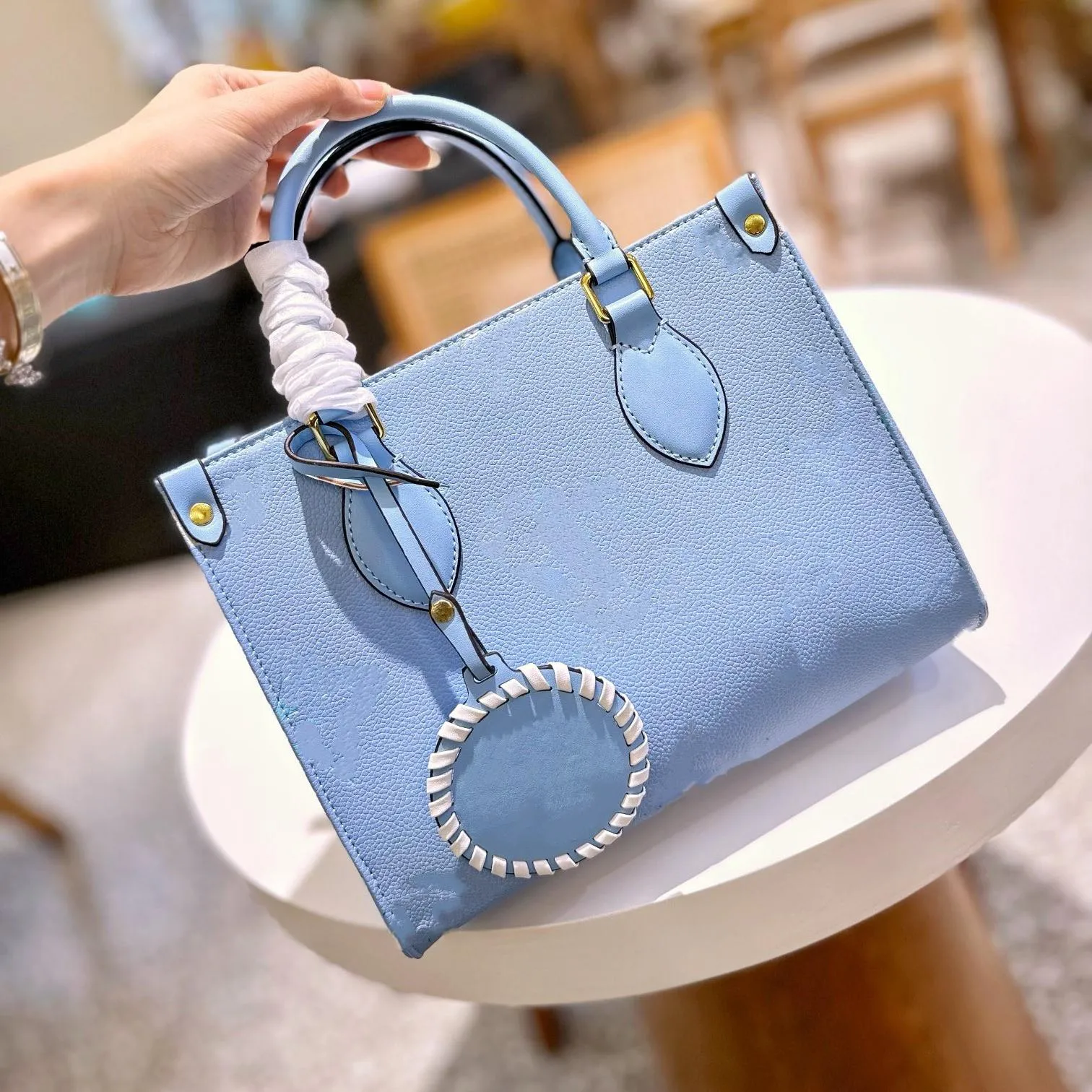 Light blue designer bag new arrivals