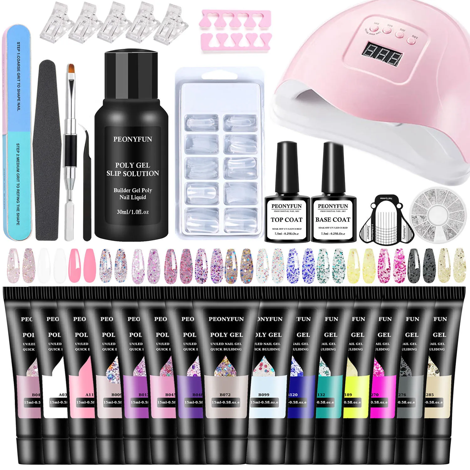 Organizer Case Extra Large Holder Hold 56 Bottles (15ml/0.5 fl.oz) Large  Capacity for Nail Polish Nail Lamp Nail Art Accessories 4 in 1 Removable  Storage Bags