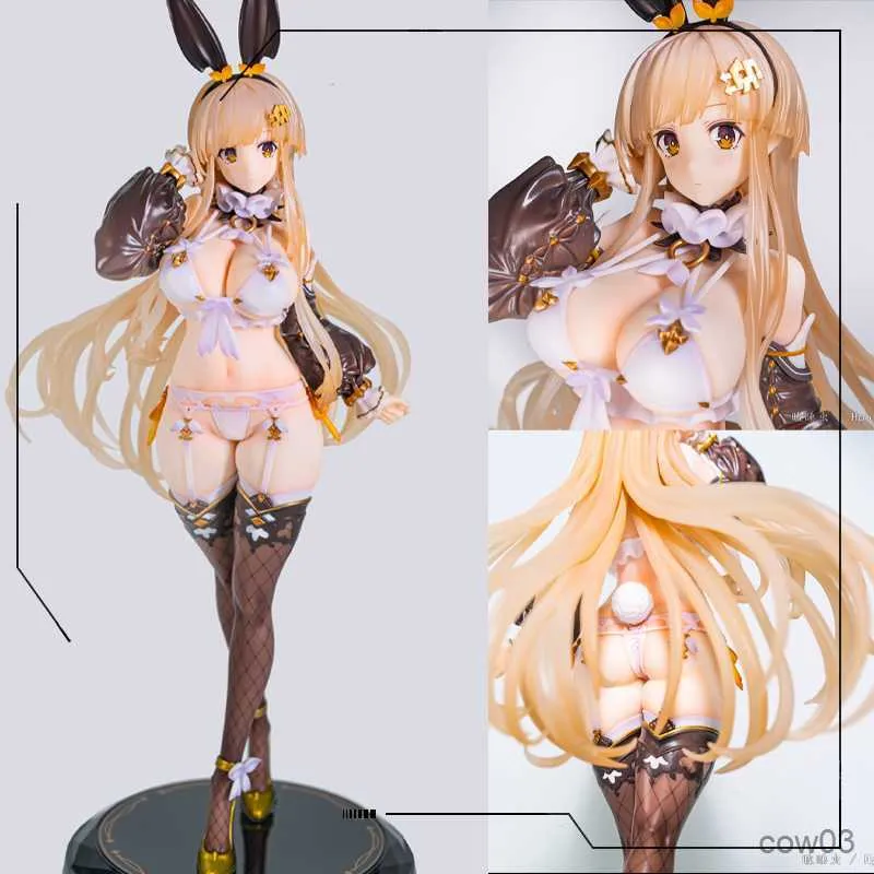 Action Figurines 30cm Anime Bunny Girl Figurine Mois PVC Figurines Adultes Collection Modèle Jouets Poupée Cadeaux R230706