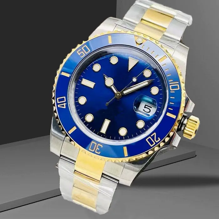 Orologio da uomo montre homme Orologi di design Orologio da polso di moda Submariners di alta qualità Orologio da 40 mm Rol per uomo Movimento Luminoso Sapphire montre luxe orologio