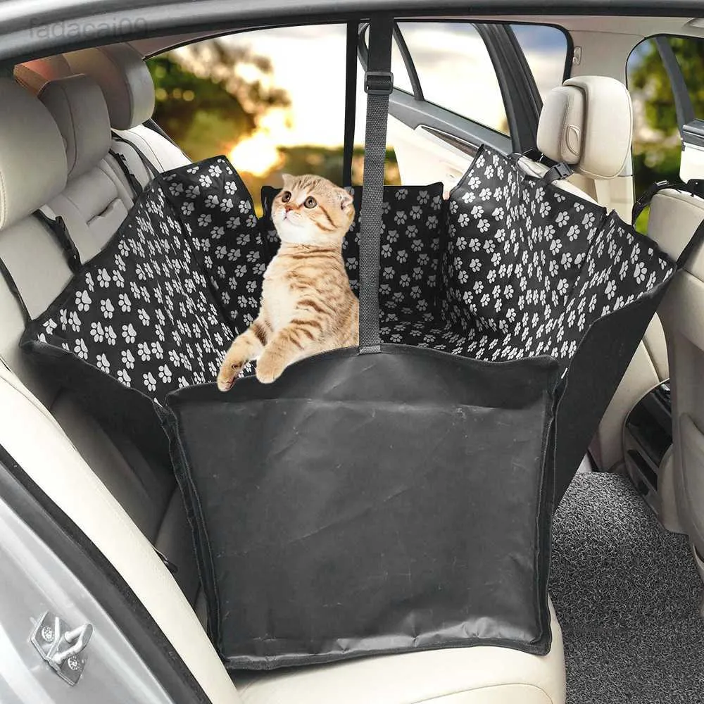 Travel Carrier Supply Protector Waterproof Rear Back Pet Car Seat Cover Mats Cat Dog Cushion HKD230706