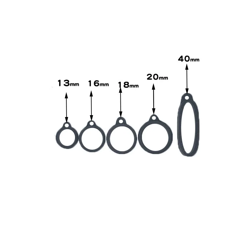 13mm 16mm 18mm 20mm 40mm Silicone Lanyard Band Silicon Necklace O Ring Clips for Disposable Pen Pod Kit Flat Battery String Neck Rope Chain Strap DHL