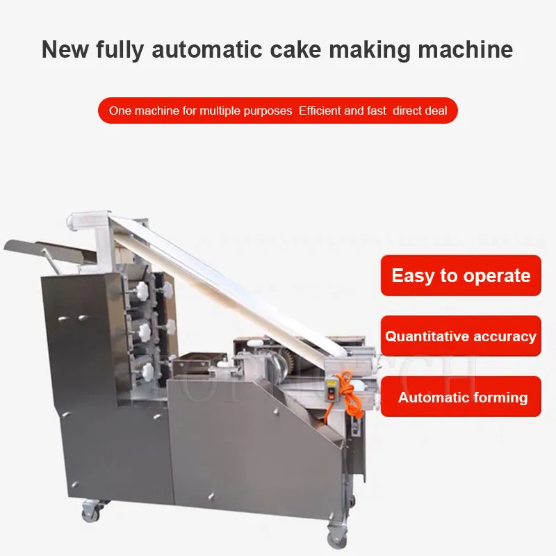 Bra kvalitet Pitabröd Bageriutrustning Arabisk Creampie Machine Pitabrödmaskiner Empanada Skin Making Wrapper Maker