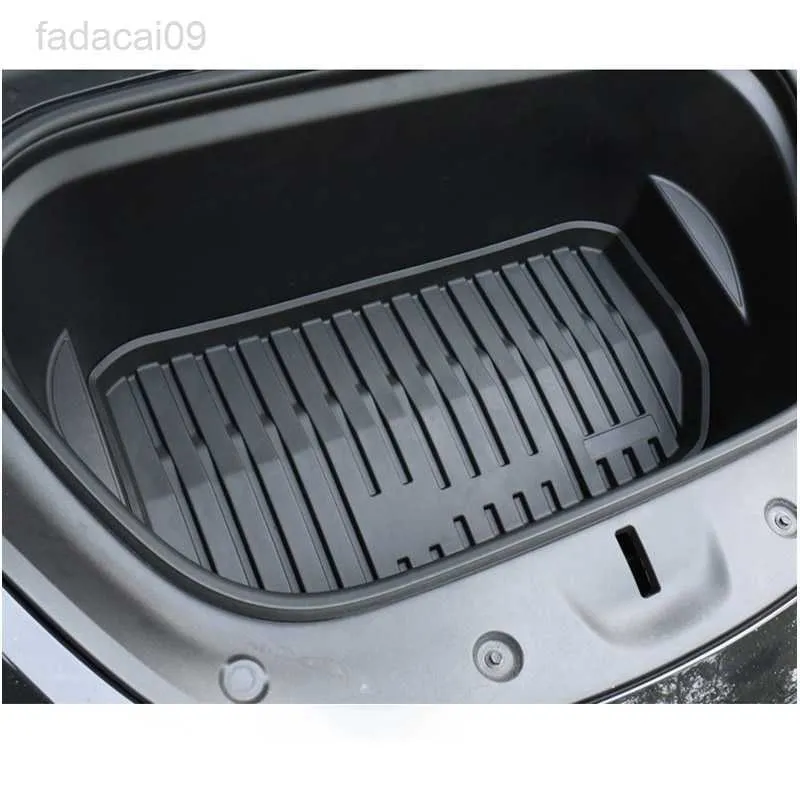 Coprisedile per animali domestici TPE Rubber Frunk MatSubTrunk Vassoio per Tesla Model 3Y 20202023 Cargo Liners Bagagliaio anteriore Vano inferiore Mat HKD230706