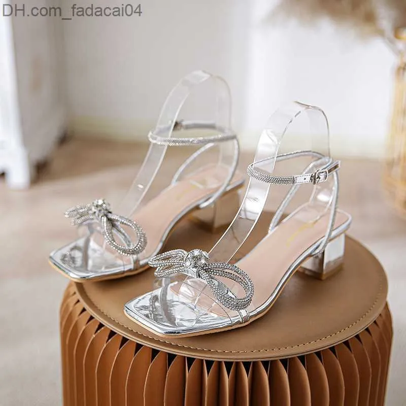 Transparent Ankle Strap Heels - Treasure Trunk Houston