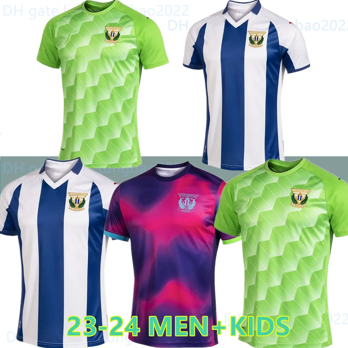 2023 2024 Maillots de football pour hommes Leganes GAKU SERGIO G. JOSE ARNAIZ R. PARDO F. VICO Y. BARCENAS BAUTISTA 23 24 Leganes Domicile Extérieur 3ème maillot de football pour hommes