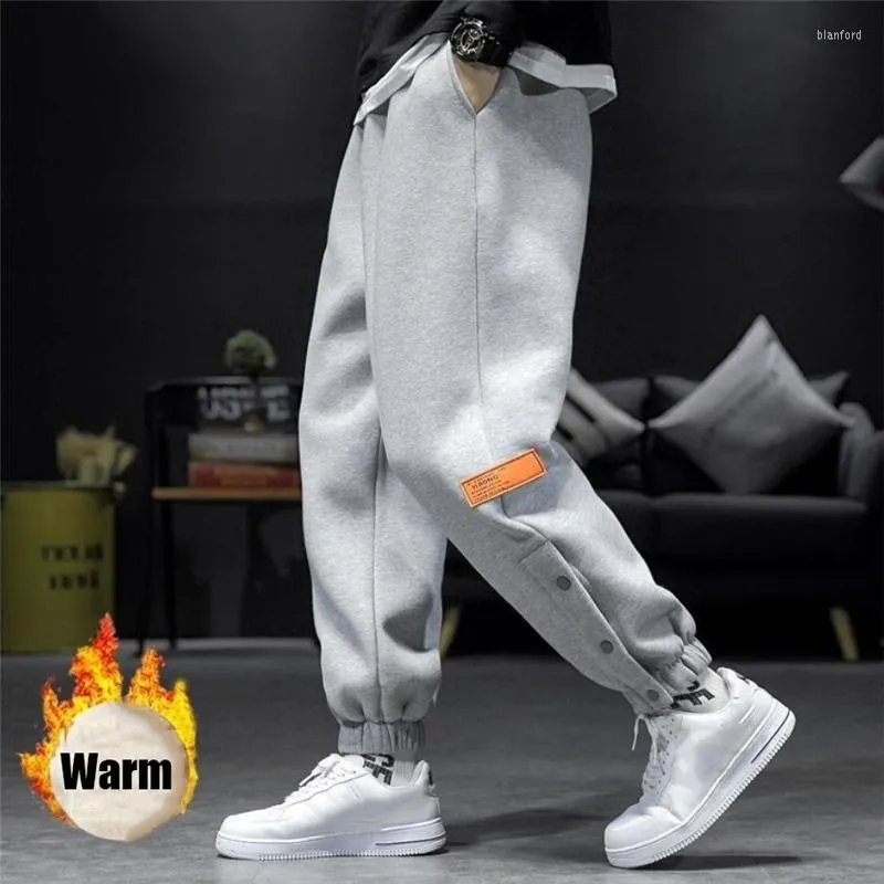 Men's Pants 2023 Winter Jogging Sport Sweatpants Harem Male Elastic Waist Trendy Comfort Casual Trousers Pantalones De Hombre