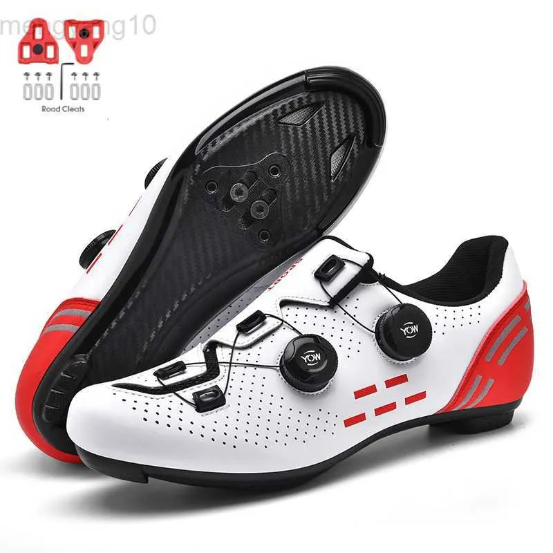 Calçado de ciclismo novo unissex tênis de ciclismo de estrada antiderrapante masculino feminino tênis de mountain bike corrida SPD ao ar livre Zapatillas Ciclismo Mtb HKD230706