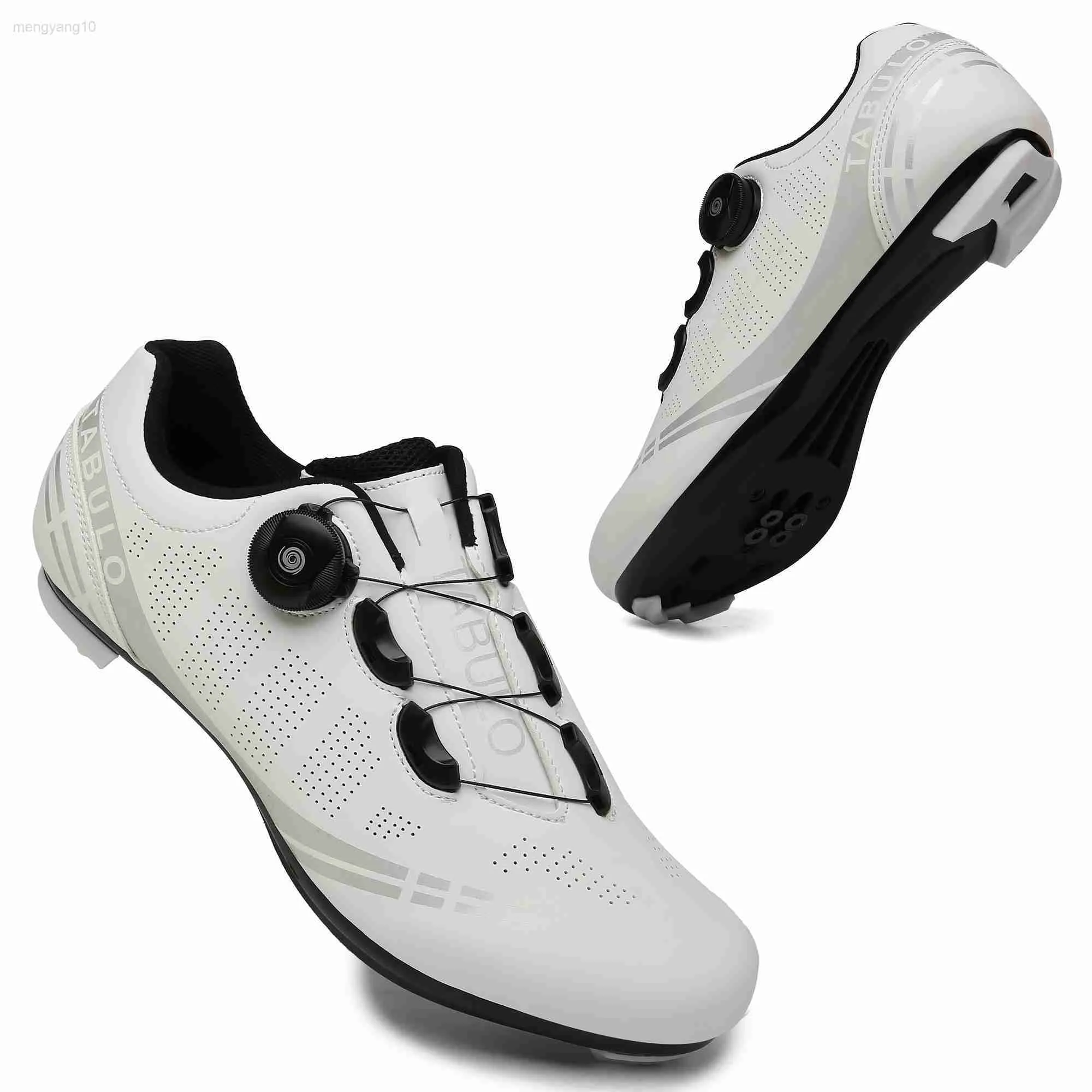 Cykelskor 2023 Män MTB Cykelskor med Clits Rutt Cleat Road Bike Speed Flat Sneaker Dam Racing Cykel Mountain Spd Cykelskor HKD230706