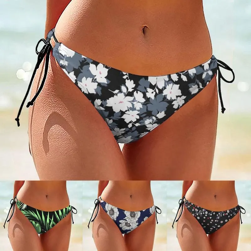 Womens Vintage High Waist Hipster Bikini Bottom Swimwear With Full Coverage  And Split Design From Beverlery, $10.53