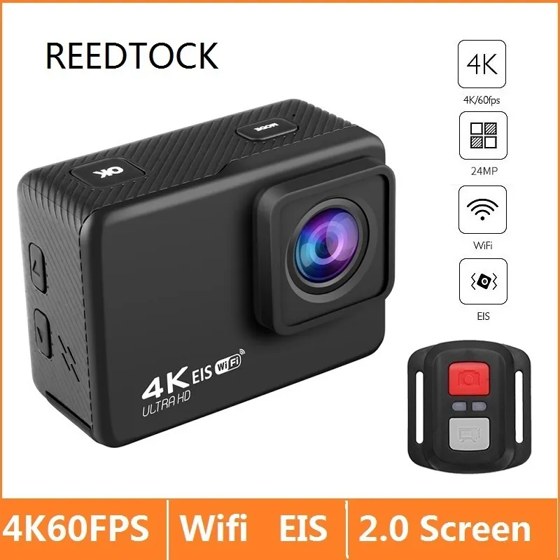 Caméras Étanches Caméra Daction EIS Anti Shake Ultra HD 4K / 60fps