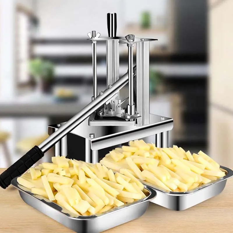 LINBOSS coupe-pommes de terre à pression manuelle verticale pour Machine de découpe de frites de concombre