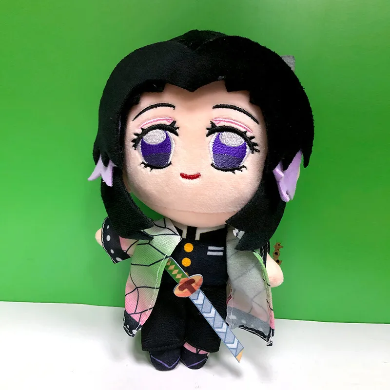 Wholesale cute Demon Slayer Standing plush toy children's game Playmate Holiday gift room decor