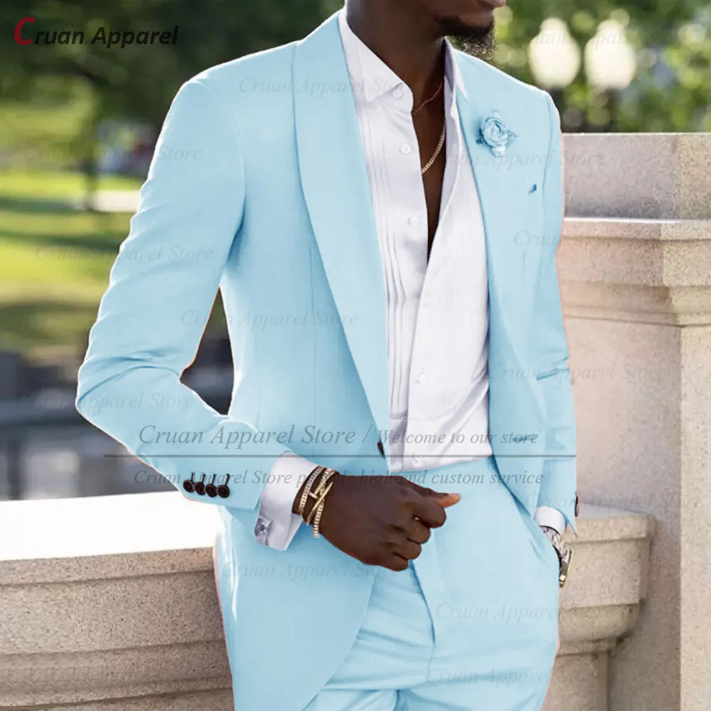 Mens sky top blue blazer