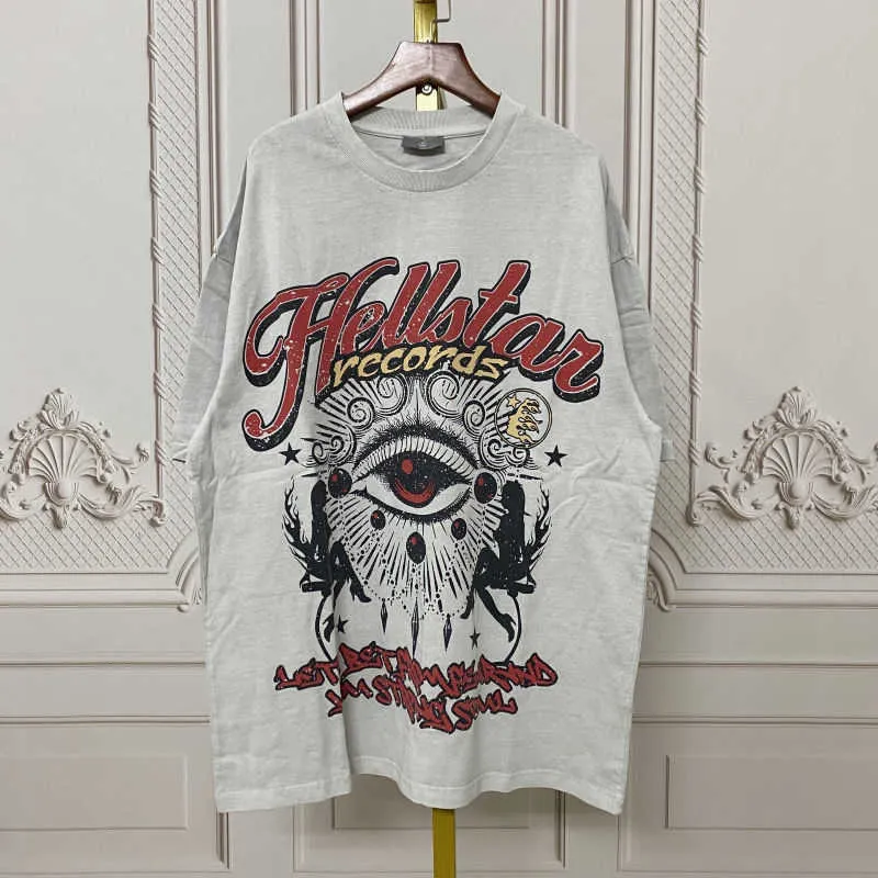 【INSTANTFUNK】24SS Mesh shirring t-shirts DHgate.com:Hellstar Records Mens Distressed Tee - Loose Fit