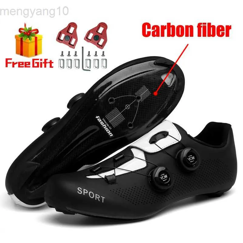 Chaussures de cyclisme 2023 semelle en fibre de carbone chaussures de cyclisme vtt baskets de vélo taquet antidérapant chaussures de vélo pour hommes chaussures de vélo spd chaussures de route vitesse HKD230706