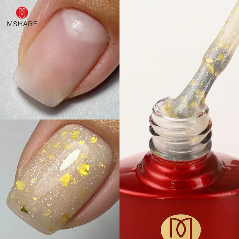 Gel-Nagellack-Set – 6 Farben, Je 12 Ml, UV/LED-härtend, Soak-Off, Mit Glitzer & Für Nagelkunst