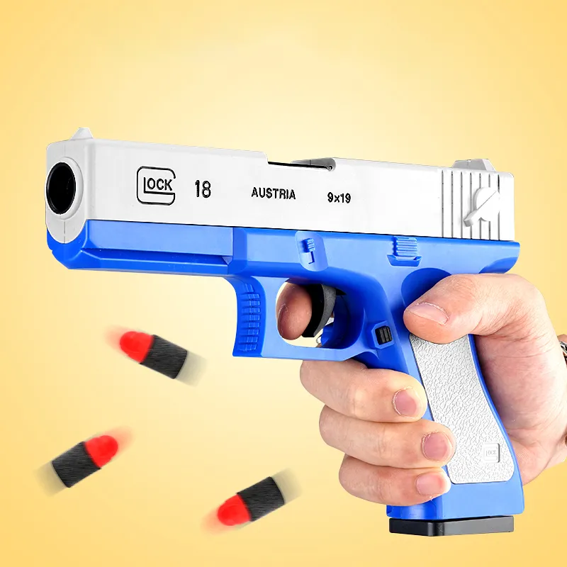 Em promoção! Novo Preto E Branco Pistola De Brinquedo De Plástico, Espuma  De Eva De Dardos De Balas De Arma De Brinquedo Modelo De Pistola Iniciante  Objetivo De Trem Arma Meninos Presente