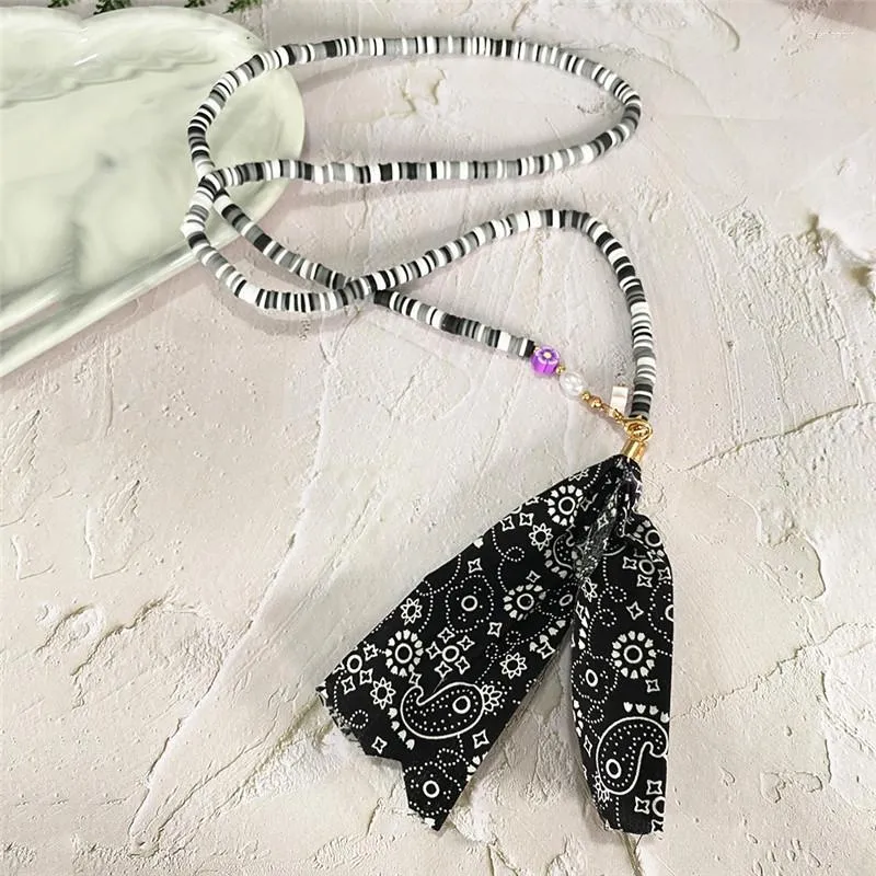 Cloth necklace sale