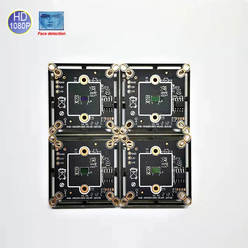 Telecamere IP 4pcs XMeye 1080P Coassiale AHD Camera Module Board XM330M145 AHD PCB Per 1080N DVR Supporto Face Detect IR Cut CCTV Camera 230706