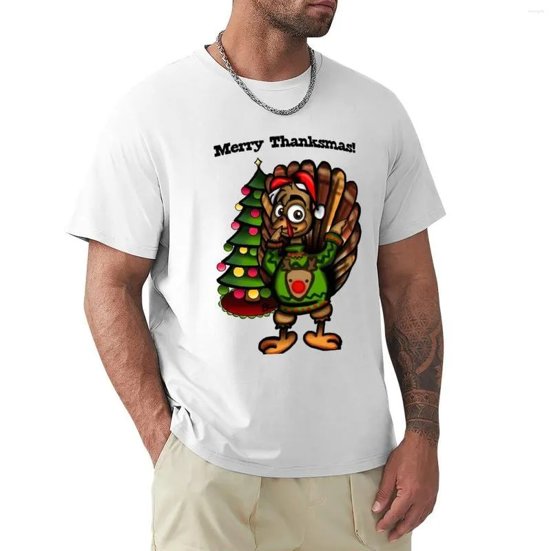 Męska koszulka polo Merry Thanksmas T-Shirt Śliczne ubrania Vintage T Shirt dla mężczyzn