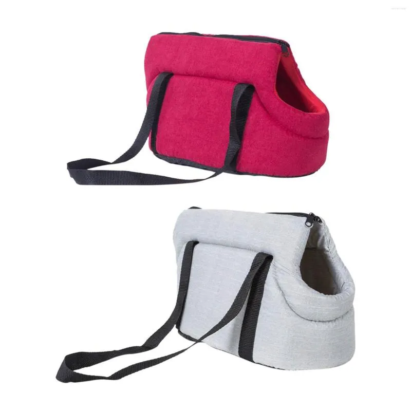 Dog Car Seat Covers Pet Carrier Travel Bag Shoulder Armrest Console Handbag
