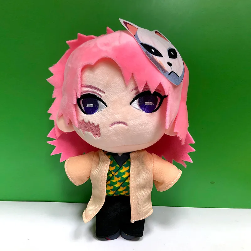 Wholesale cute Demon Slayer Standing plush toy children's game Playmate Holiday gift room decor
