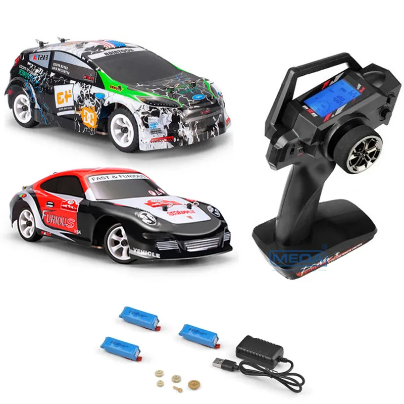 Wltoys K989 K969 284131 4WD Brushless Drift Rc With LCD Remote