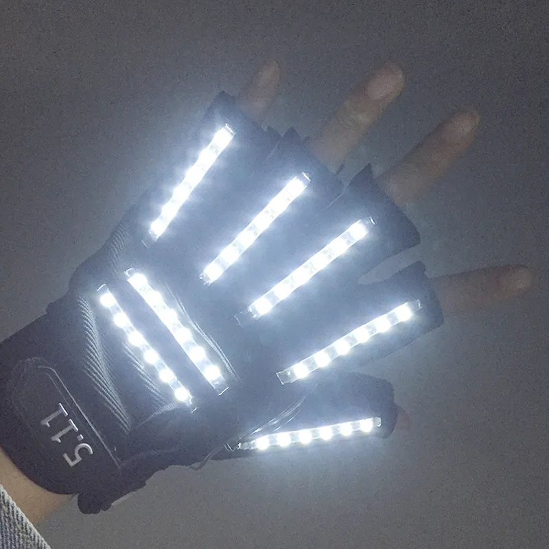 その他のおもちゃ クール ファッション パフォーマンス 照明 パーティー用品 発光 LED グローブ レイブ ダンス 暗闇で点滅 230705