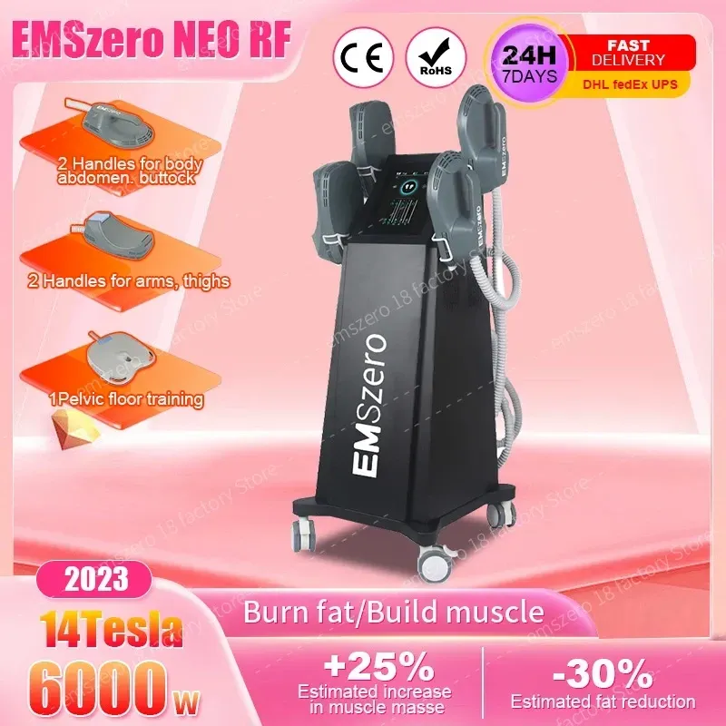 EMS 14 TESLA 2023 DLS-EMSLIM 기계 EMSZERO 복부 지방 연소 근육 제거 신체 형성 조각 미용실 CE