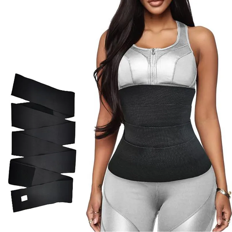 4m 6m 8m Taille Formateur Tummy Control Wrap Long Minceur Ceinture Sous-Vêtements Shapewear Body Shaper Bandes Cinchers Fitness Fajas Straps272k