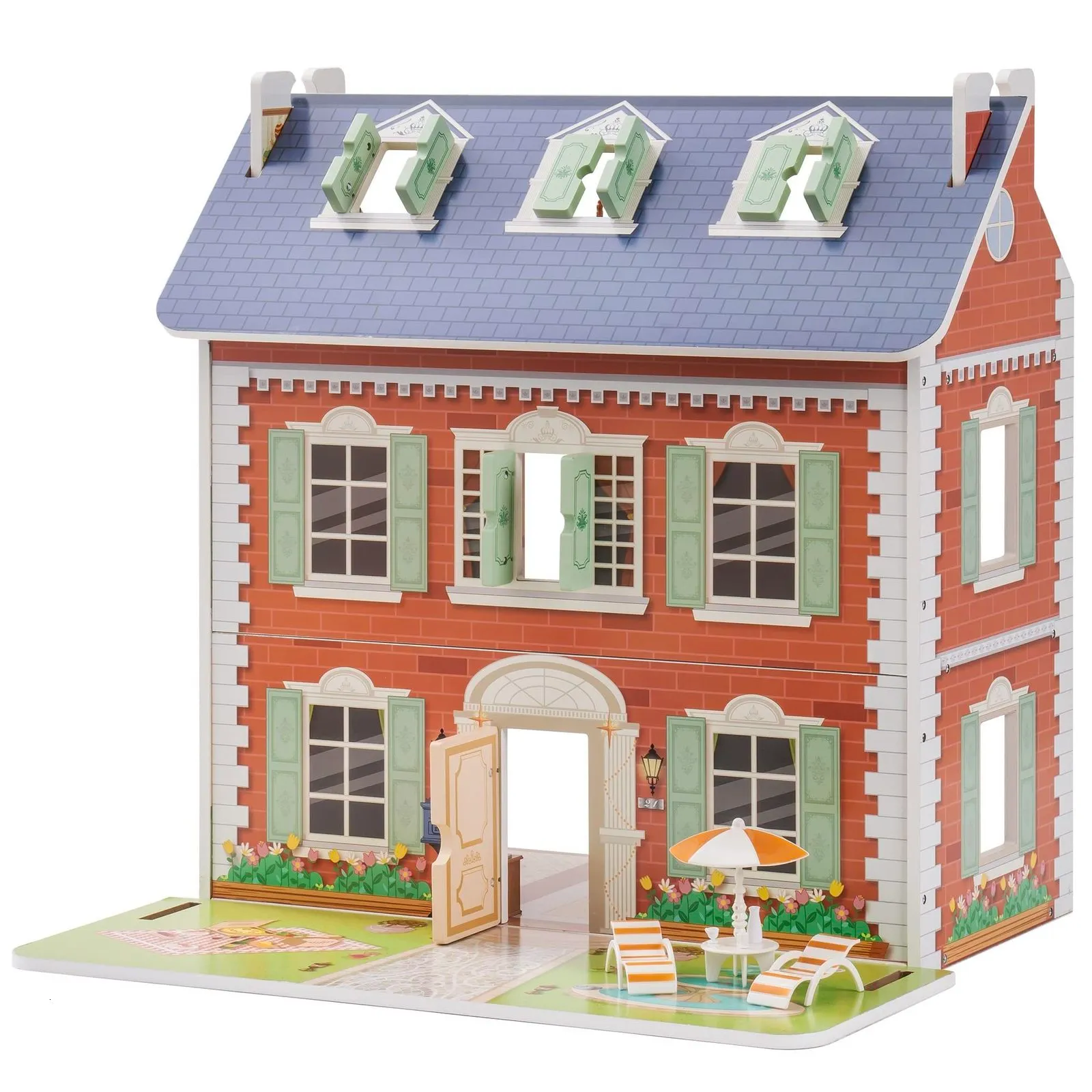 DIY Miniature Wooden Dream House Insert Miniatures Doll House