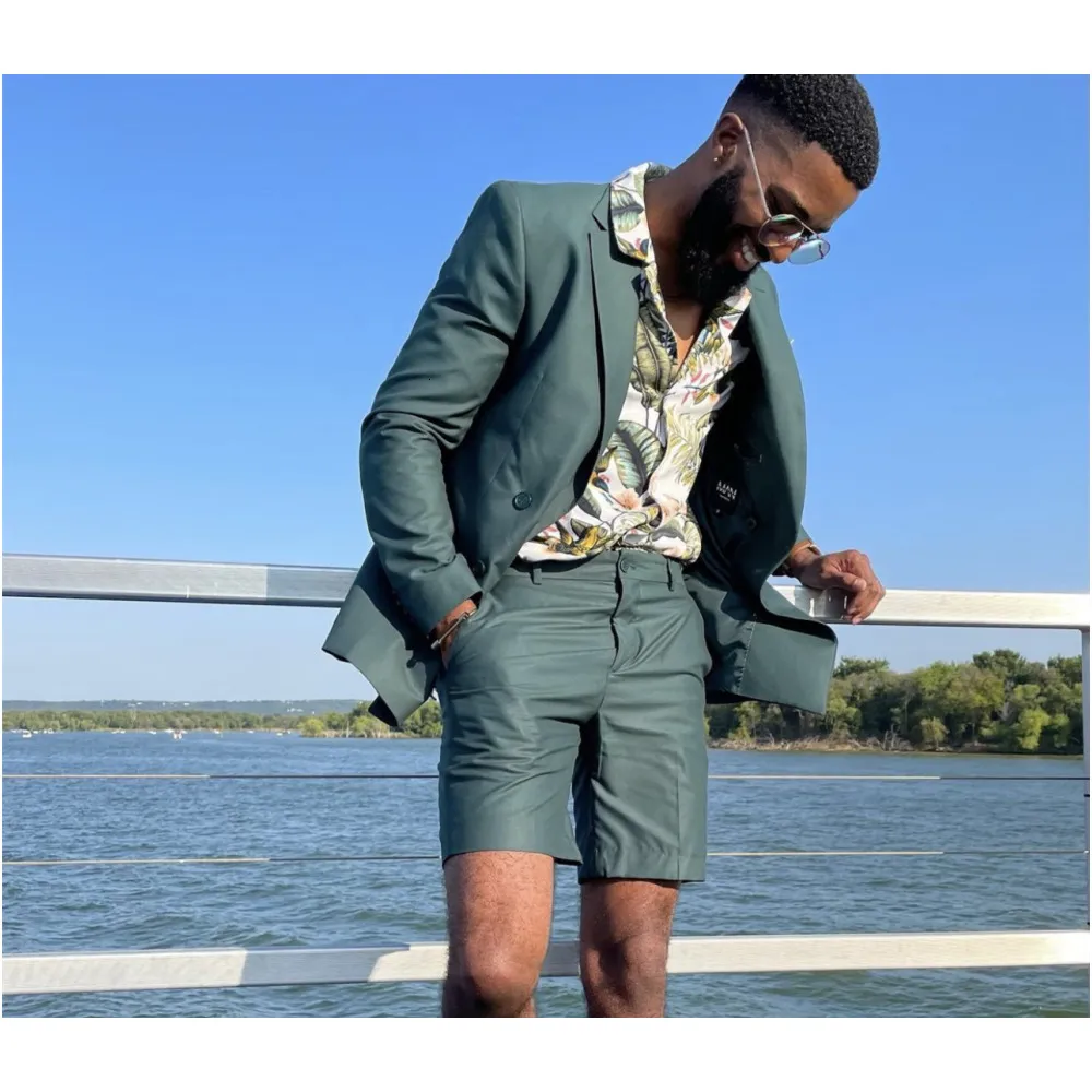 Trajes De Hombre Blazers Verano Por Encargo Muesca Solapa Para Hombre 2 Piezas Esmoquin De Boda Con Pantalones Cortos Casual Novio Hombre Traje Formal Ropa Diaria 230705 De 171 18 DHgate