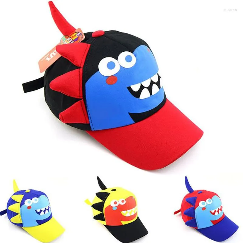 Bollkepsar Doit 2023 Barn Baseballkeps Dinosaurie Tecknad Sommar Hip Hop Barn Mössor Pojkar Flickor Hatt Snapback Gorras