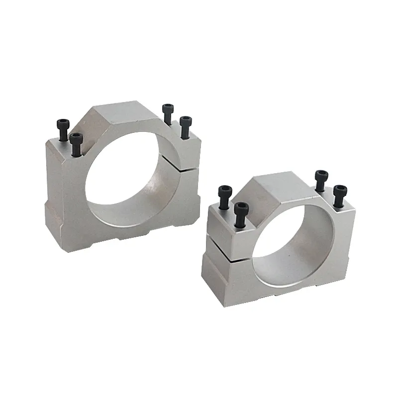 Free Shipping 1pcs 65mm 80mm Spindle Clamp High Quality Holder For Cnc Carving Machine Spindle Motor Router Machine