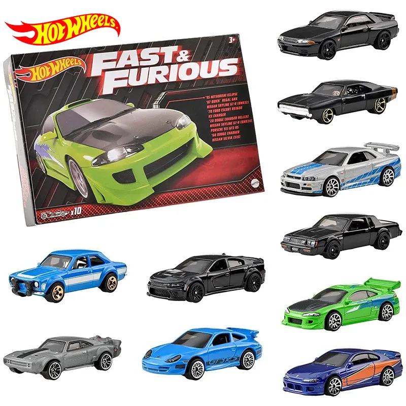  Hot Wheels Fast & Furious Bundle, 5 Premium Vehicles from Fast  & Furious Movie Series, 1:64 Scale Die-Cast Vehicle Collection, Toys for 3  Year Olds and Up [ Exclusive] : Toys