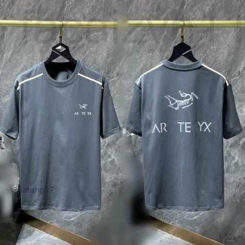 Diseñador de camisetas para hombres Camiseta Arc Arcterxy Ropa Camisetas Edición 2023s Versátil Marca de moda Clásico Estampado colorido Suelto Unisex 4 Thw9 HCJA
