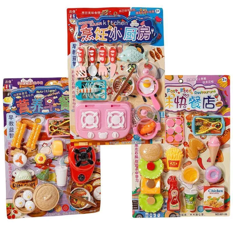 Clay Dough Modeling Kid Kitchen Play Set Jouets de cuisine résistants à la chaleur avec des couleurs vives Accessoires pour enfants Cook Playset pour filles garçons tout-petits nourrissons 230705