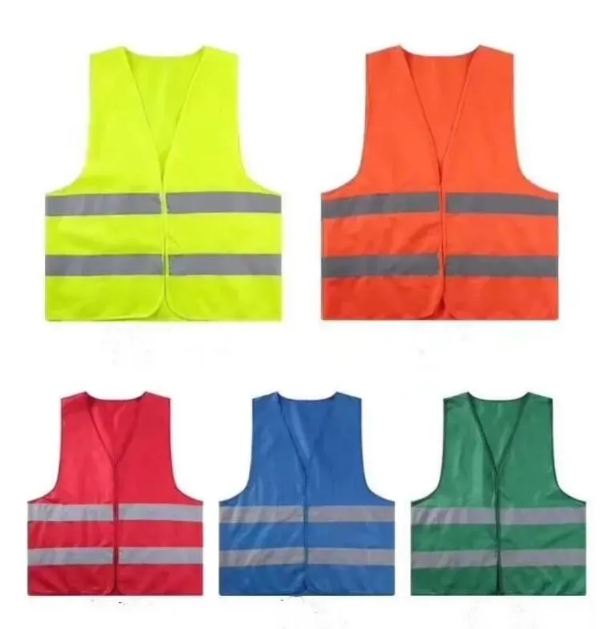 Safety Vest High Visibility Reflective Stripe Traffic Vests Construction Building Traffic Sanitation Workers Reflective Clothing C194