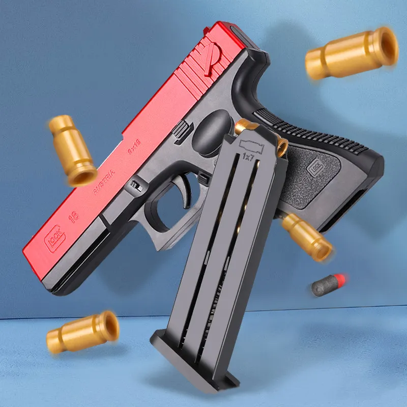 Em promoção! Novo Preto E Branco Pistola De Brinquedo De Plástico, Espuma  De Eva De Dardos De Balas De Arma De Brinquedo Modelo De Pistola Iniciante  Objetivo De Trem Arma Meninos Presente