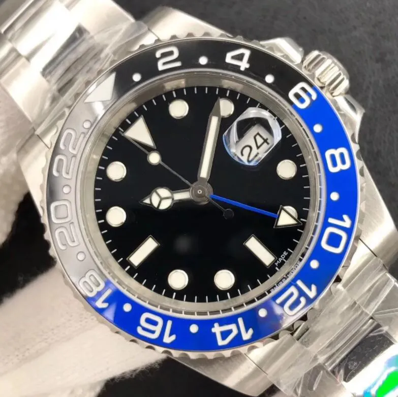 Rolex GMT II 126710BLNR AAA 3A QUALITÀ RolexWatch orologi da 40 mm uomini Sapphire Glass automatico meccanico Jason007 orologio 03