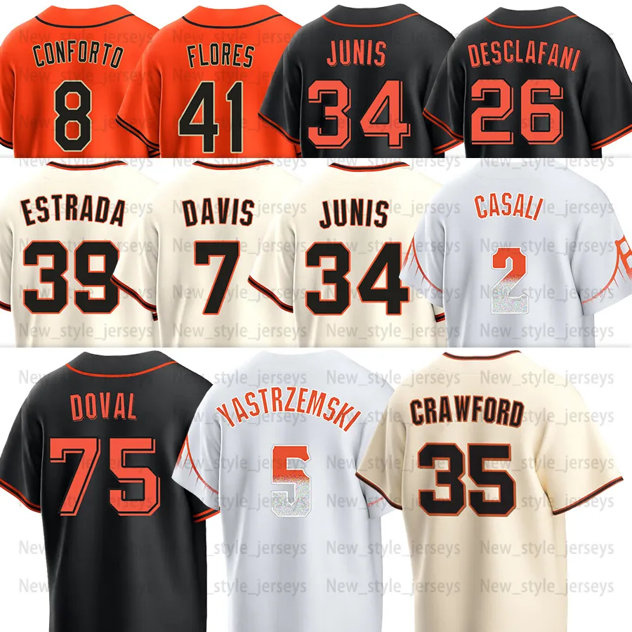 Maillot Baseball San Francisco Giants – Majestic – Homme Taille M – Cool Base – Noir
