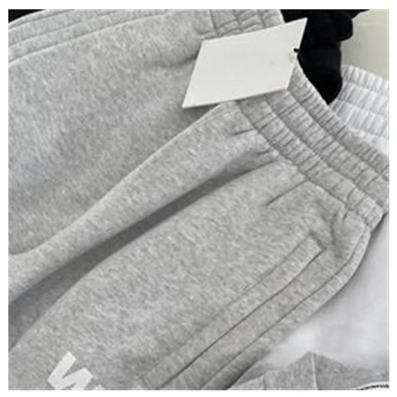 Designer deux pièces pantalons femmes bulle lettre imprimer sweat à capuche et pantalons de survêtement Jogger ensemble 2023 automne hiver poids polyvalent Ter288W