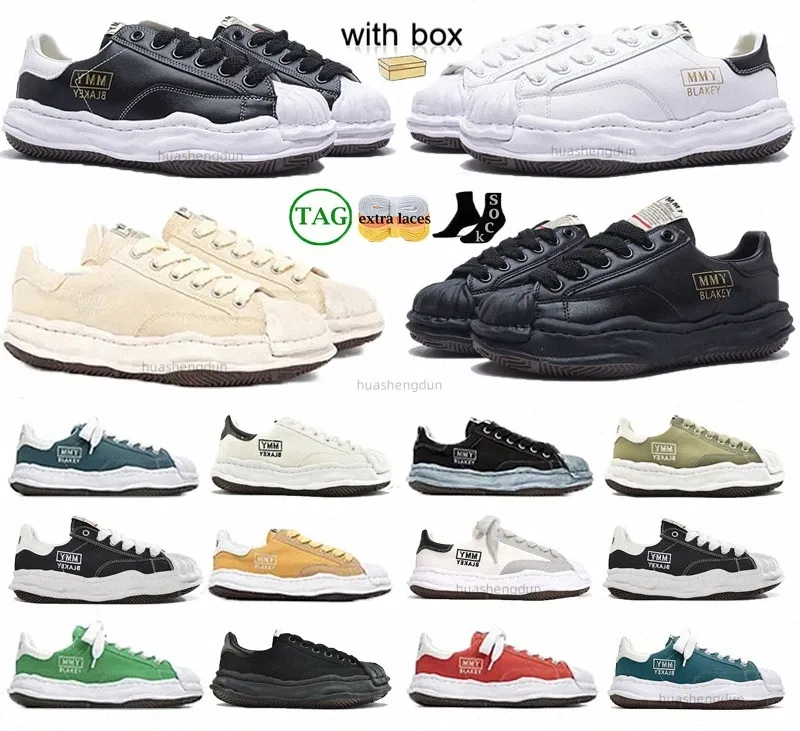 Mihara Yasuhiro Maison Original Sole Low Cut Canvas Shoes Toe Cap MMY green black white yellow MiharaYasuhiro mens sports sneakers womens trainers hiking sole shoes