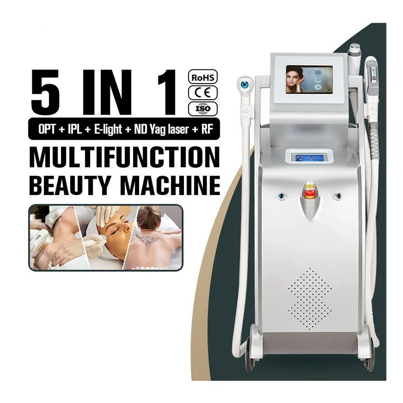 5 in 1 depilazione rapida ipl laser per capelli macchina per depilazione laser viso LIP laser nero ipl permanente RF pelle stringere macchina