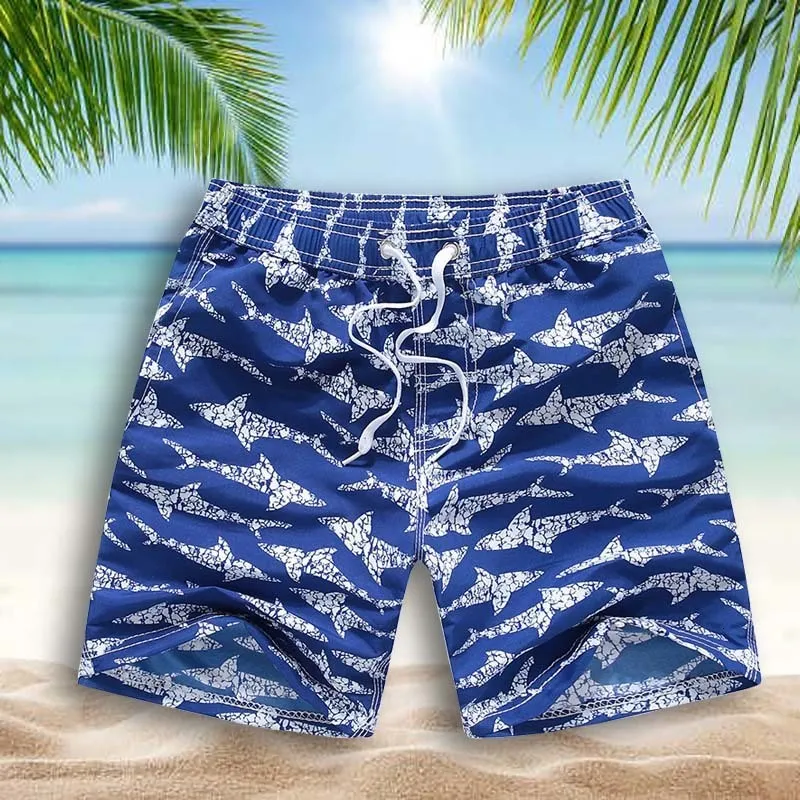 Herenshorts 314 Beach Shark Jongens Zwemkleding Estafettestijl Zomer 230705